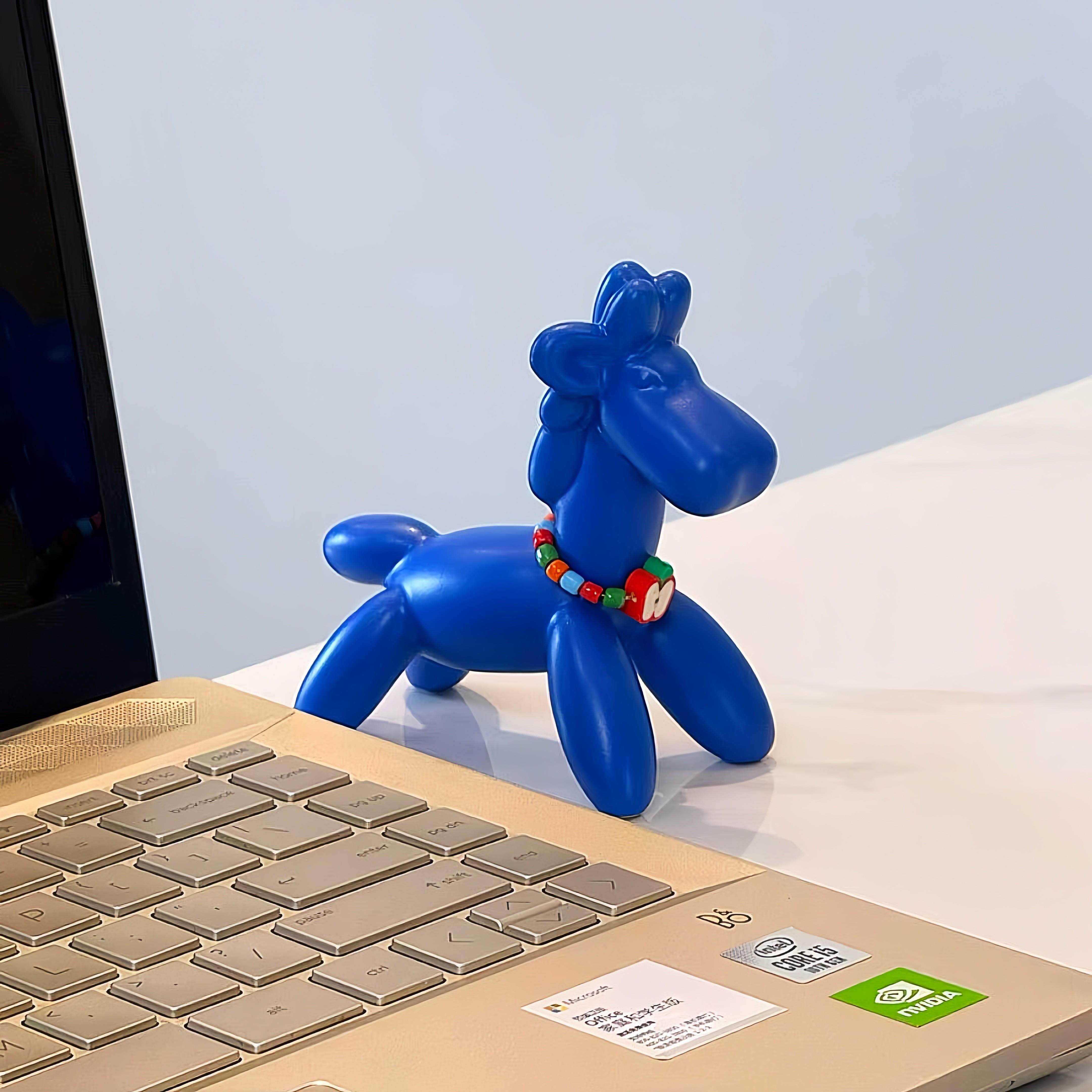 2026新款马年小马陶瓷入户玄关摆件春节客厅电视柜装饰品乔迁礼物