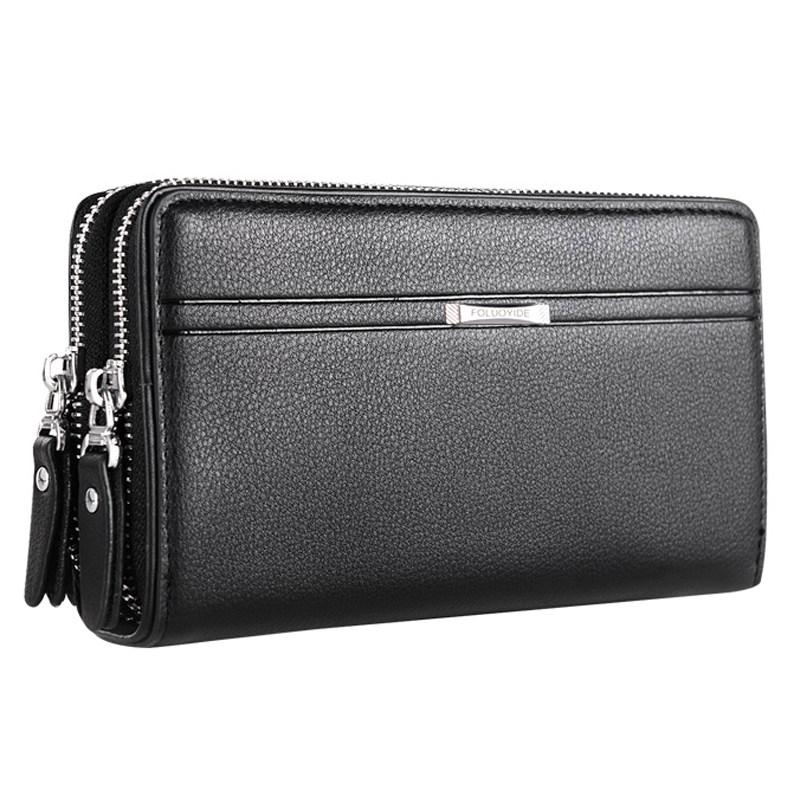 頭層牛皮新款男包男士手拿包真皮頭層牛皮手抓包雙層雙拉鏈大容量在類目 箱包皮具/熱銷女包/男包, 男士包袋中 - 來自Buy2taobao.com提供專業的淘寶代購服務