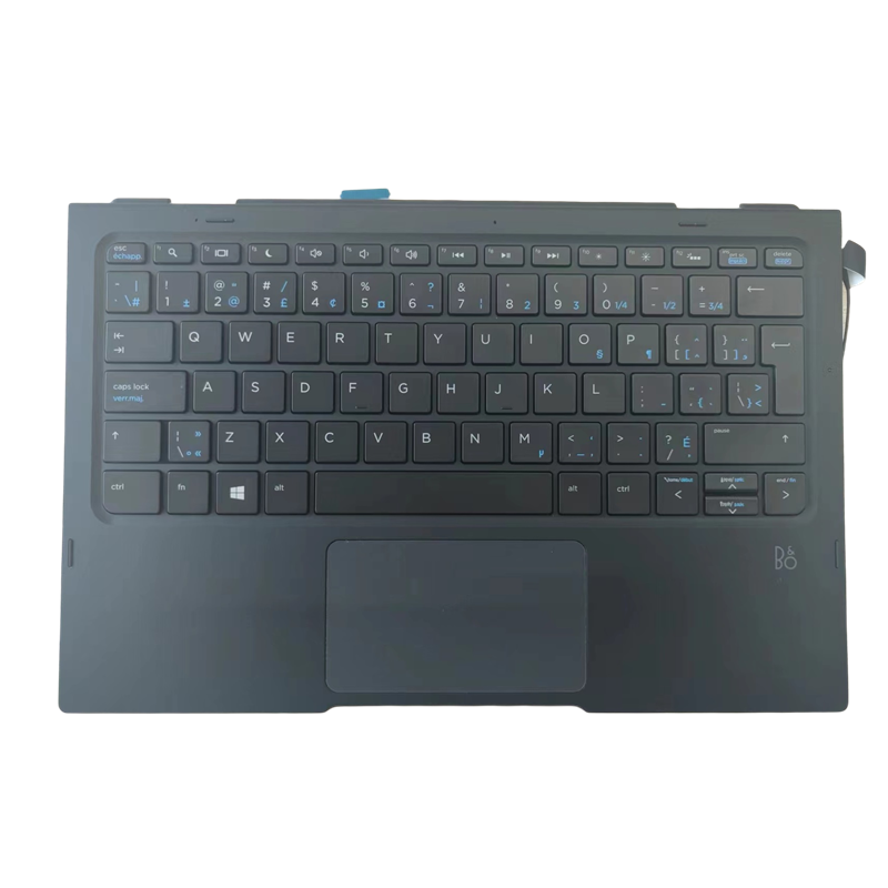 适用 HP Elite X3 C壳键盘 触摸板 掌托 US 908273-DB1