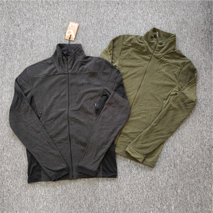 外贸 运动户外摇粒绒内搭外套秋冬宽松保暖立领拉链上衣男