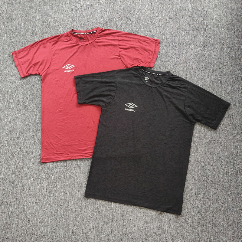 外贸     男士运动健身速干短袖轻薄透气网眼T恤