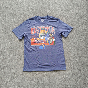 短袖 男士 齐柏林摇滚乐队T恤女ROCK摇滚夏季 外贸