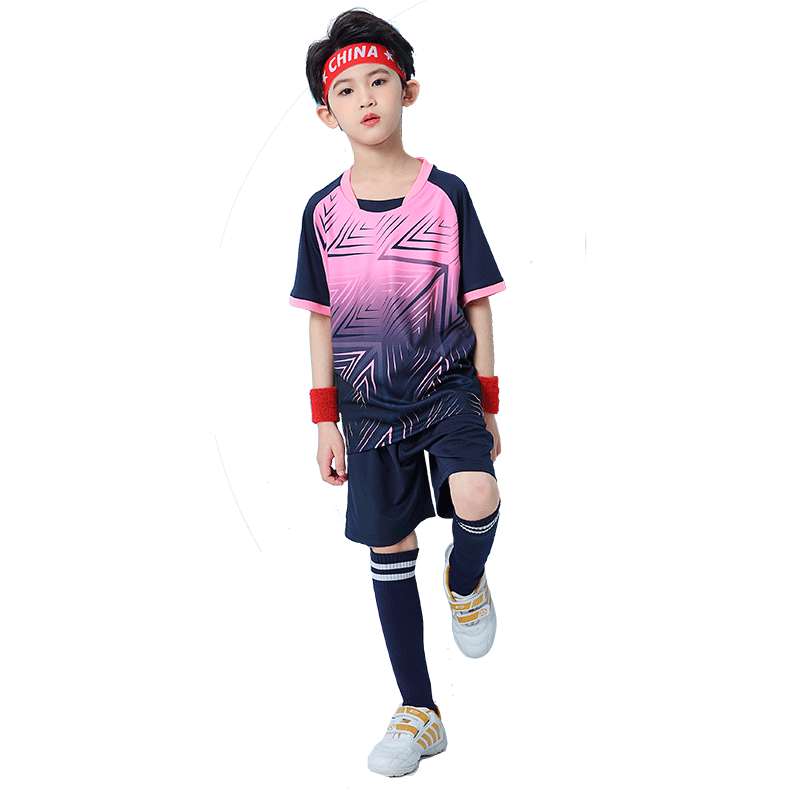 足球服训练儿童小学生亲子短袖