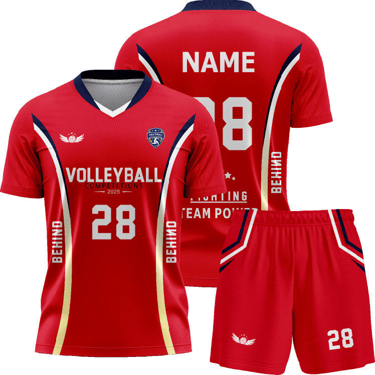 排球服套装定制队服女款气排球运动专业男款比赛羽毛球服印字拔河