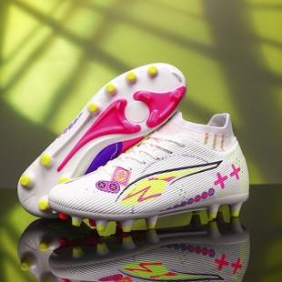 新款足球鞋男女款专业比赛长钉碎钉球鞋学生防滑训练运动球鞋