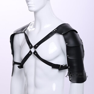 中世纪武士盔甲护肩角斗场维京勇士铠甲COSPLAY道具战斗骑士肩甲