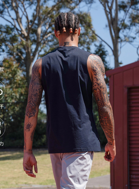 ZONEID 运动背心 男24春夏新款针织篮球运动训练透气纯色无袖坎肩