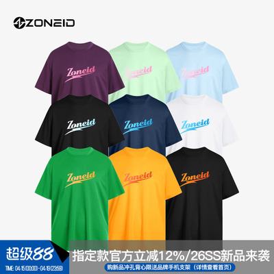 ZONEiD男子针织运动短袖