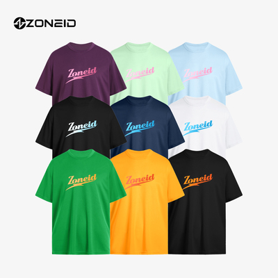 ZONEiD男子针织运动短袖