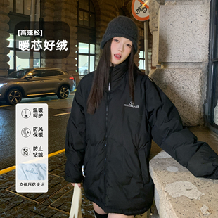 ANDEARDI时尚立体压花羽绒服冬季新款纯色加厚情侣款外套