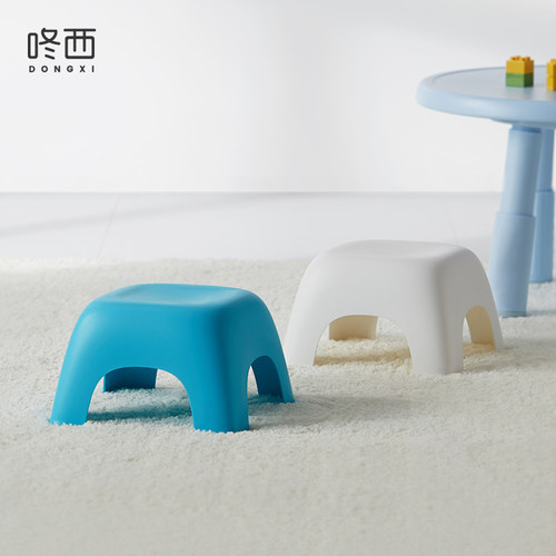 小凳子塑料板凳家用儿童小椅子加厚卡通防滑踩脚垫脚宝宝脚踏矮凳 - 封面