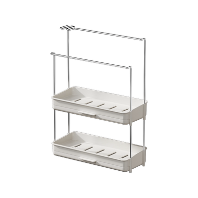 大容量超承重免打孔壁挂式沥水架