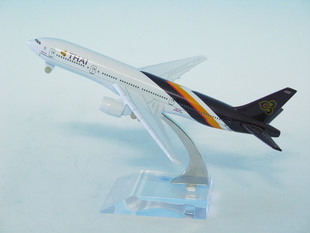 泰国航空 泰航B777 合金飞机模型 16CM仿真机