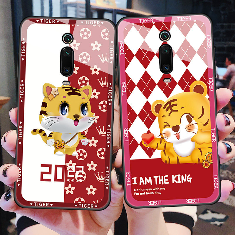 红米k20pro手机壳k20玻璃保护套小米redmik20por尊享全包防摔硅胶软边