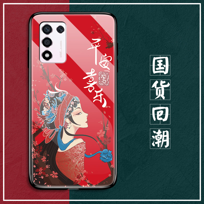 oppoK9s手机壳oppo玻璃K9s保护硅胶套5G戏曲风opk全包防摔opook软边硬壳oopok男女opopk网红色0PP0外壳5g新品