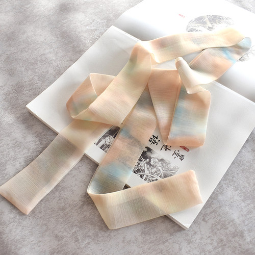 发绳雪纺复古渐变发带