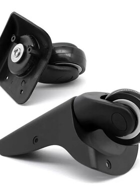 行李箱配件黑色万向轮可拆卸轮子拉杆箱旅行箱替换轱辘静音轮