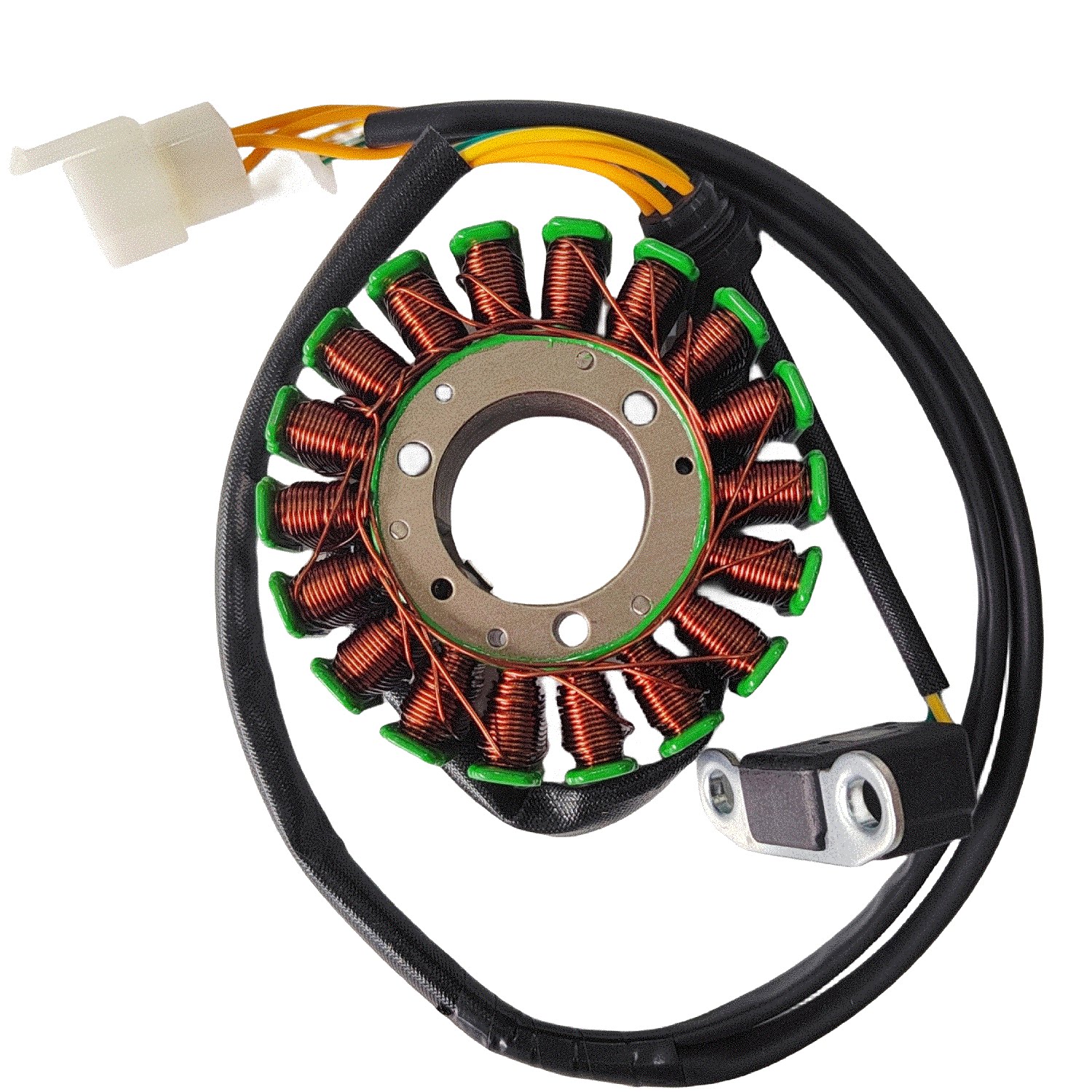 适用永源战隼yy350-6a-9a 磁电机线圈定子总成