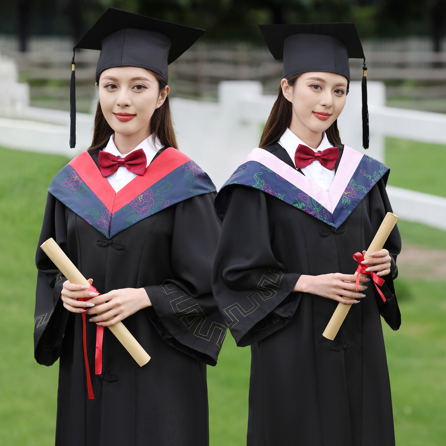 博士服出租学位服大学生高中毕业照服装本科硕士导师袍学士服租赁