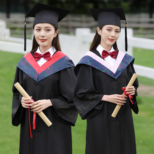 博士服硕士袍大学生高中学士服