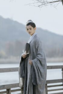 【汉锦记】出租挽纱坊 明制 披风 道袍 男女款  渡江云系列飘逸—