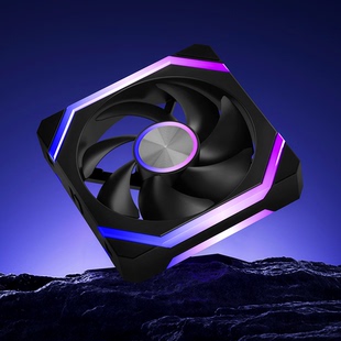 亿科贝拉幻界EVO海景房CD纹星环灯积木风扇argb异步神光温控