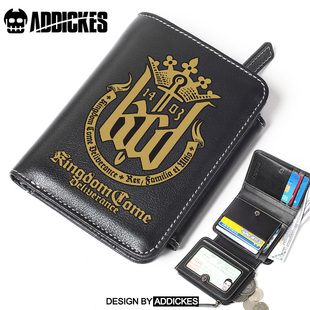 天国拯救2周边大容量钱包卡包一体包短款真皮多卡位男生游戏潮牌