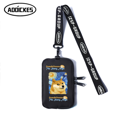 梵高星空联名柴犬Doge手机包