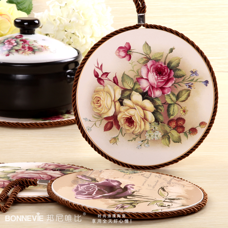 欧式陶瓷防滑美式碗垫防烫垫