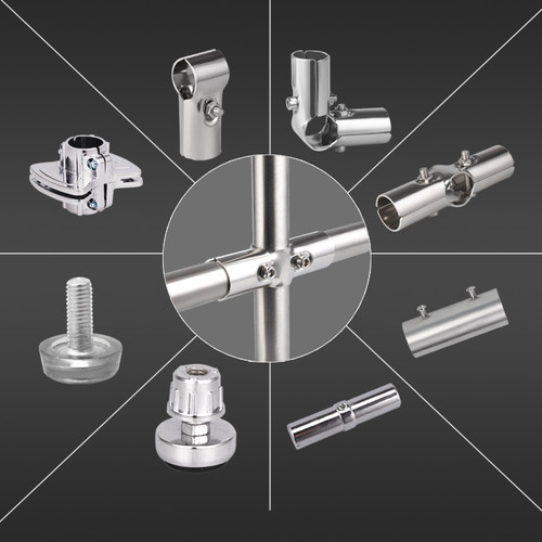 不锈钢管货架固定货架固定连接件