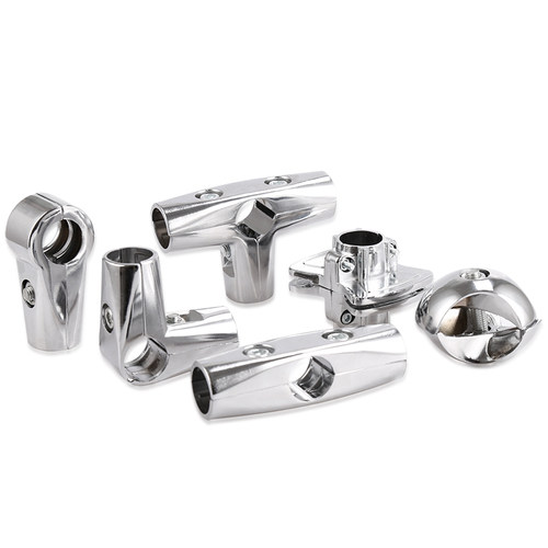 不锈钢管货架两通紧固连接件