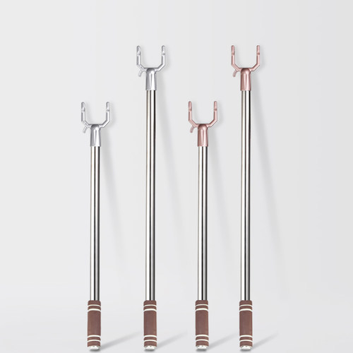 304不锈钢衣杆伸缩家用棍叉