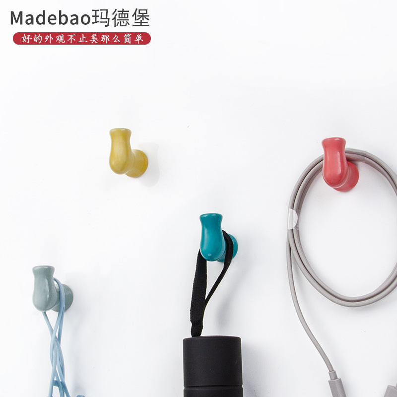 北欧创意卧室墙面儿童房挂衣钩