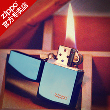 zippo打火机正版原装正品定制芝宝男士黑冰蓝冰刻字父亲节礼物DIY