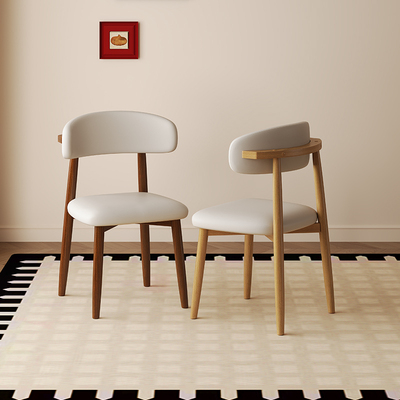 理想实木餐椅靠背椅书桌椅