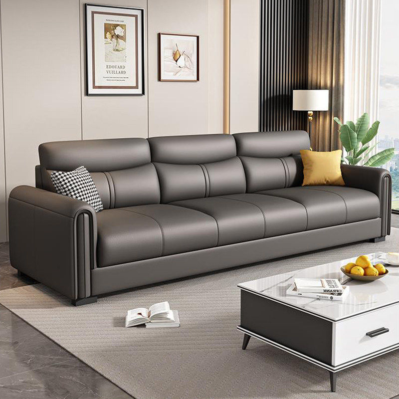 政府补贴意式极简2026新款高端真皮艺沙发客厅小户型家用轻奢直排