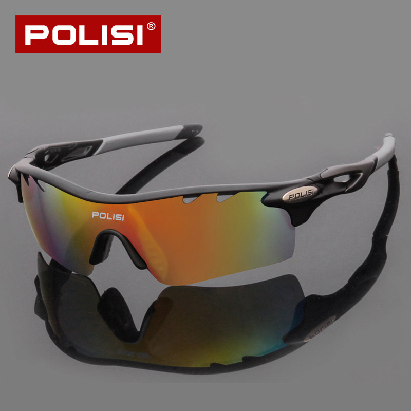 POLISI骑行眼镜偏光男女户外防风专业山地公路车自行车护目镜风镜