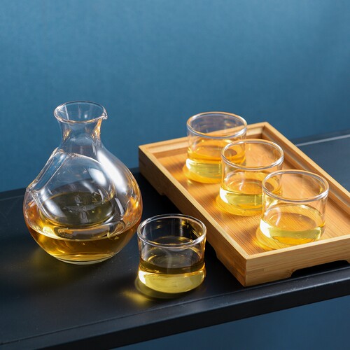 白酒杯家用套装创意酒具玻璃酒杯