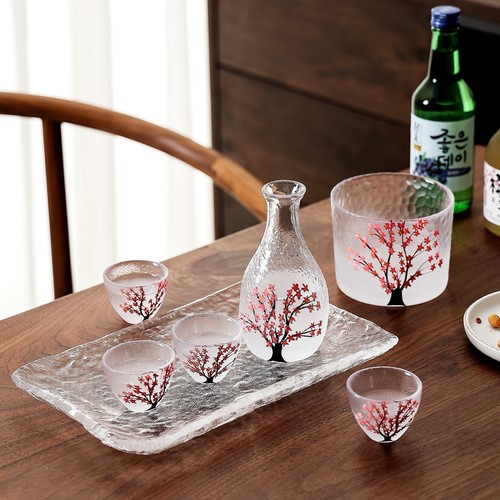 樱花玻璃1两清酒杯一口杯