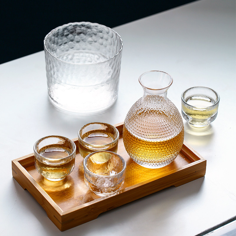 白酒杯锤纹清酒壶家用小酒杯酒具