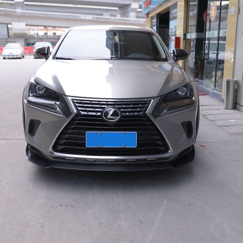 适用于LEXUS雷克萨斯NX200/300碳H纤维大灯眉装饰贴 日行灯雾灯眉