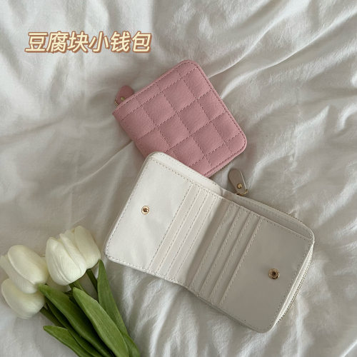 豆腐块钱包卡包女证件收纳