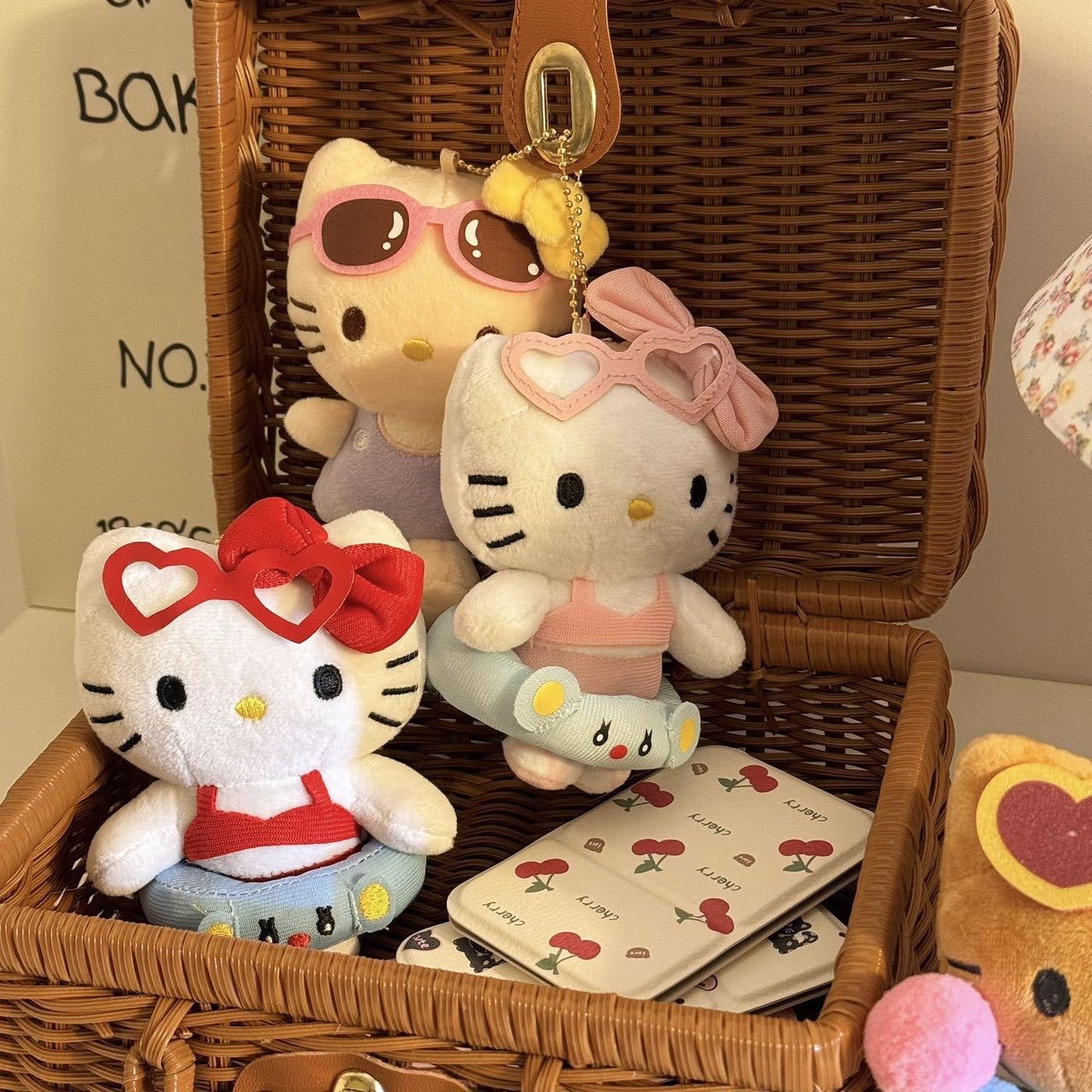 智秀同款kitty爱心扣猫咪挂件