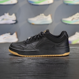 减震回弹低帮经典 李宁天迹板鞋 男子2025春季 新款 AGCV089 休闲鞋