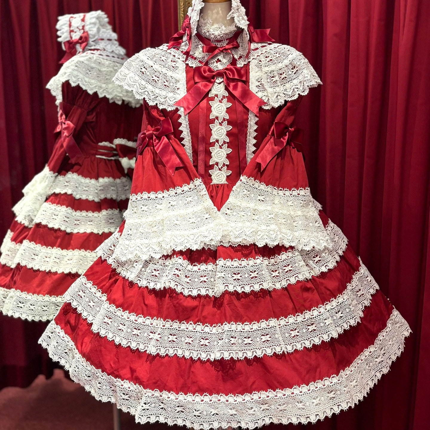 BABY 伊丽莎白 白红OP  lolita 洛丽塔连衣裙