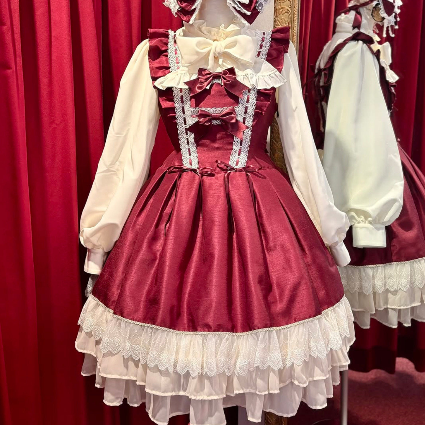 BABY 阿利西亚 红色JSK 蝴蝶结 lolita洛丽塔连衣裙