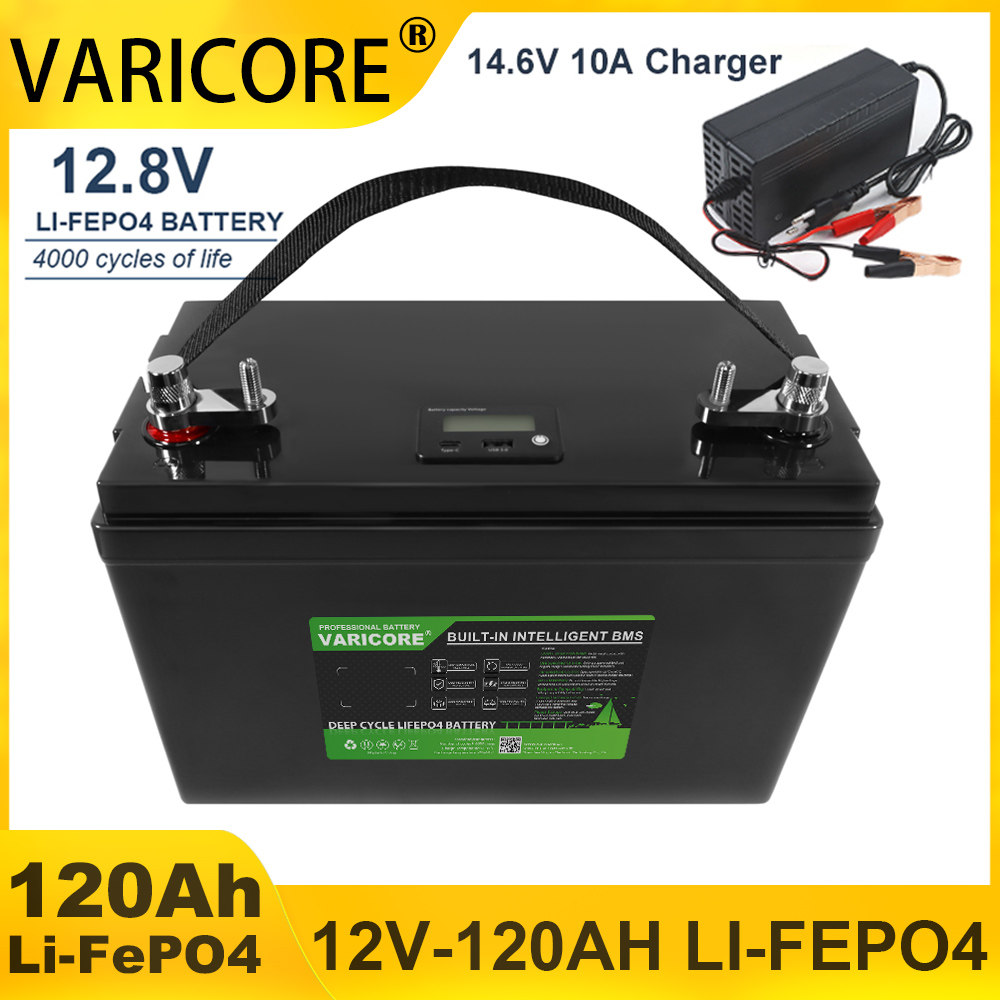VariCore12V120Ah磷酸铁锂电池组12.8伏储能电池户外电源升降机