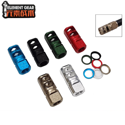 【N4金属火帽】2 PORT NOVESKE REVERSIBLE铝制火冒14mm逆牙装饰