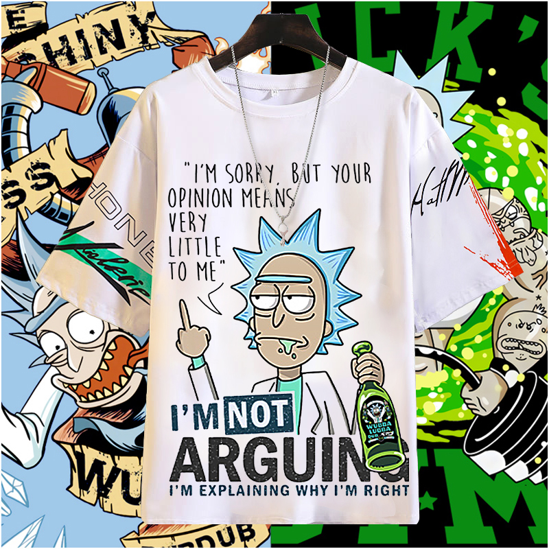 nasa瑞克莫蒂短袖t恤2023新款