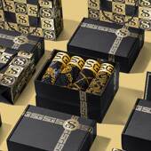 平角裤 冰丝内裤 抑菌内档夏季 薄款 头 GDAD正品 网孔印花四角短裤 男士